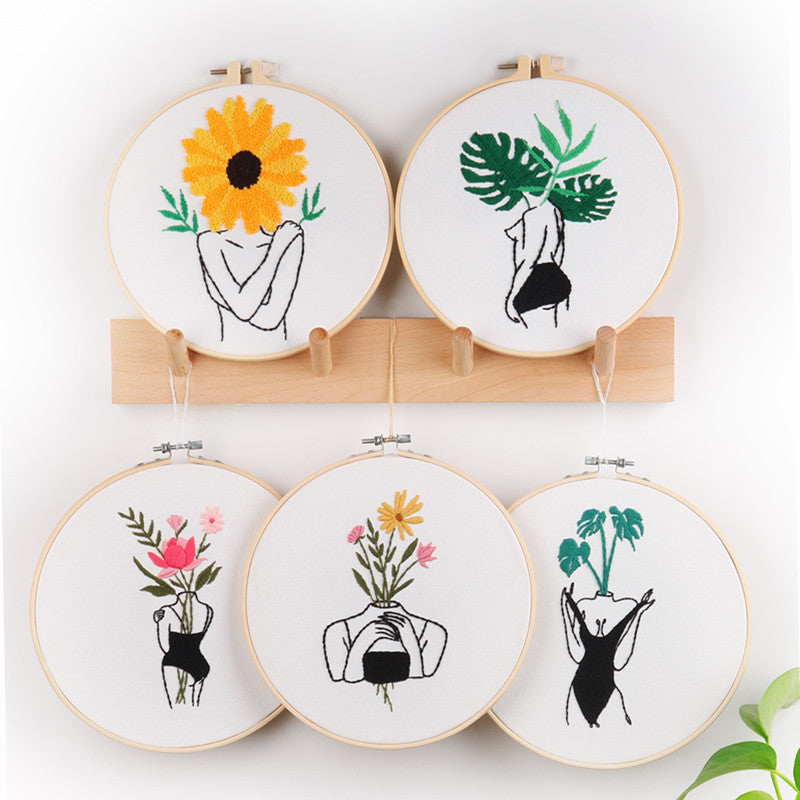 Diy Body Portrait Embroidery Kit