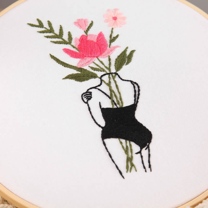 Diy Body Portrait Embroidery Kit