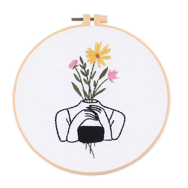 Diy Body Portrait Embroidery Kit