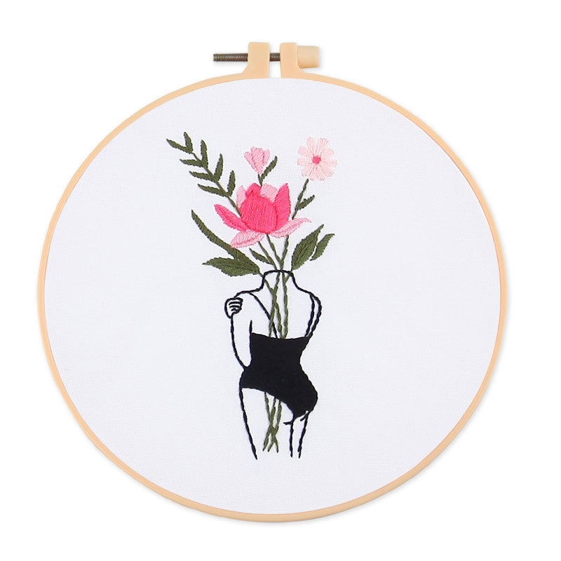 Diy Body Portrait Embroidery Kit