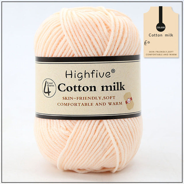 Milk Cotton Crochet Yarn