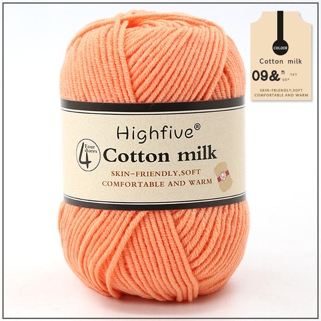 Milk Cotton Crochet Yarn