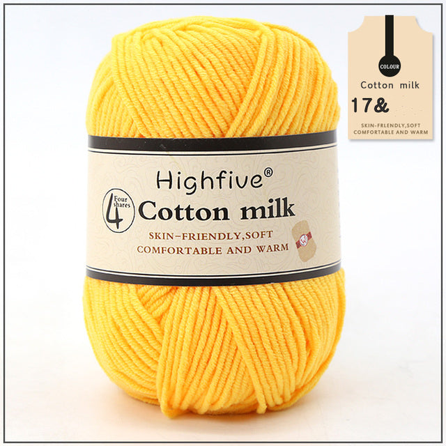 Milk Cotton Crochet Yarn