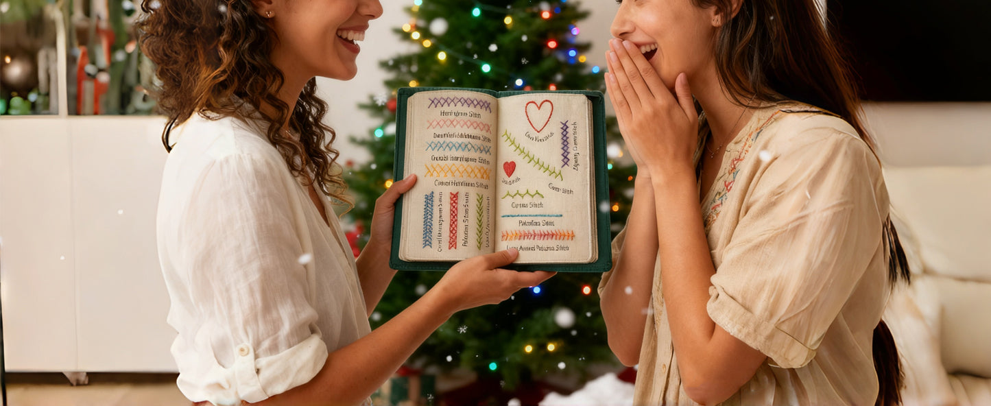 Upgraded Embroidery Stitch Book Kit
