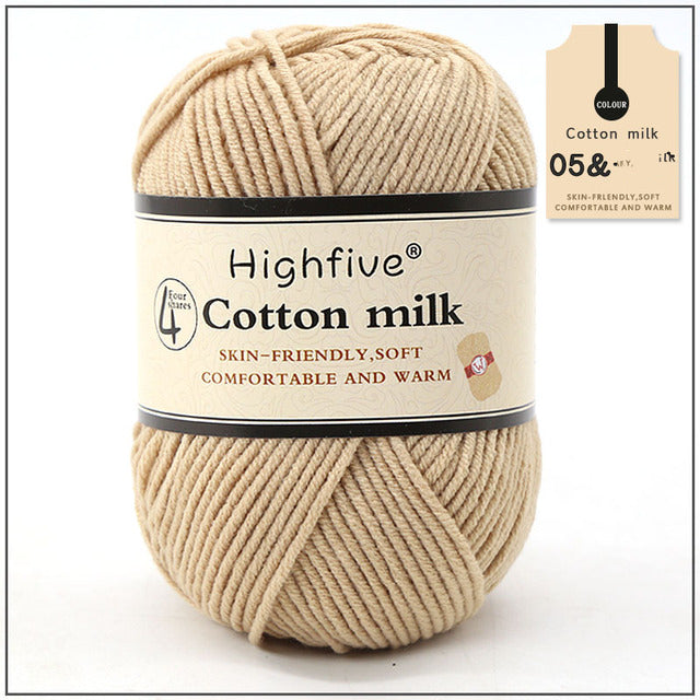 Milk Cotton Crochet Yarn