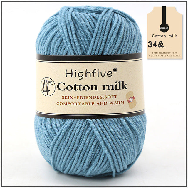 Milk Cotton Crochet Yarn
