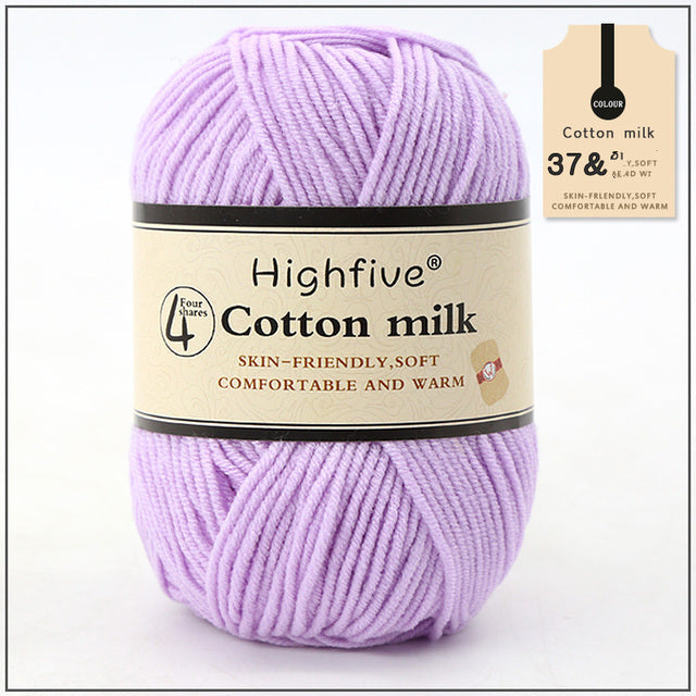 Milk Cotton Crochet Yarn