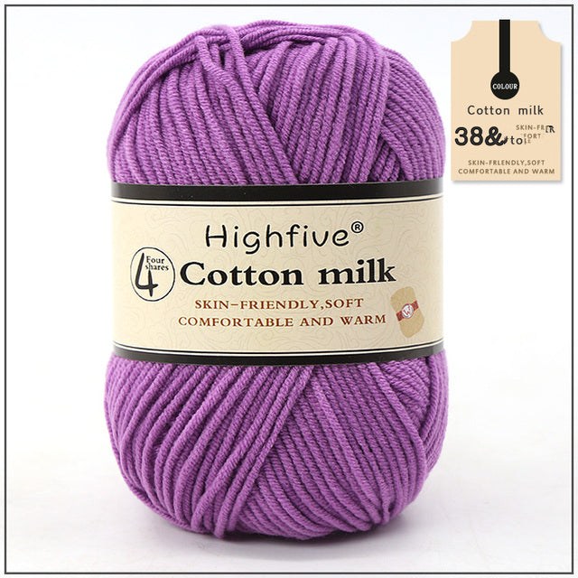 Milk Cotton Crochet Yarn