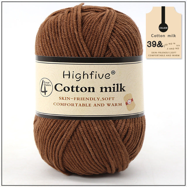 Milk Cotton Crochet Yarn