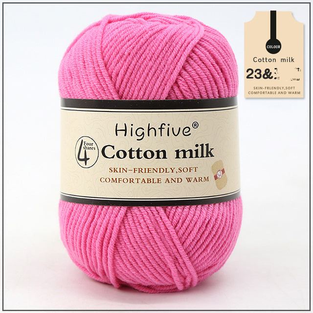 Milk Cotton Crochet Yarn