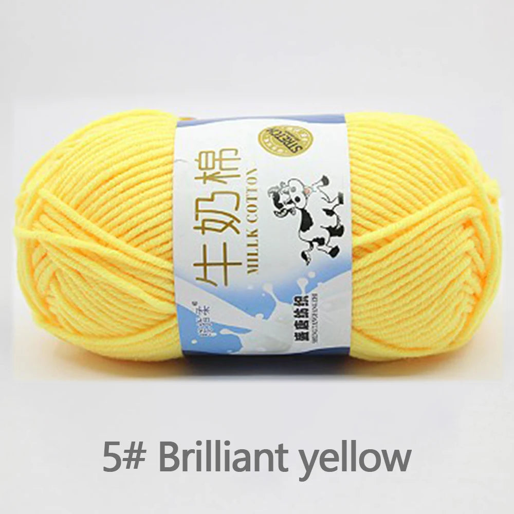 50Gram/Set Milk High-quality Cotton Yarn