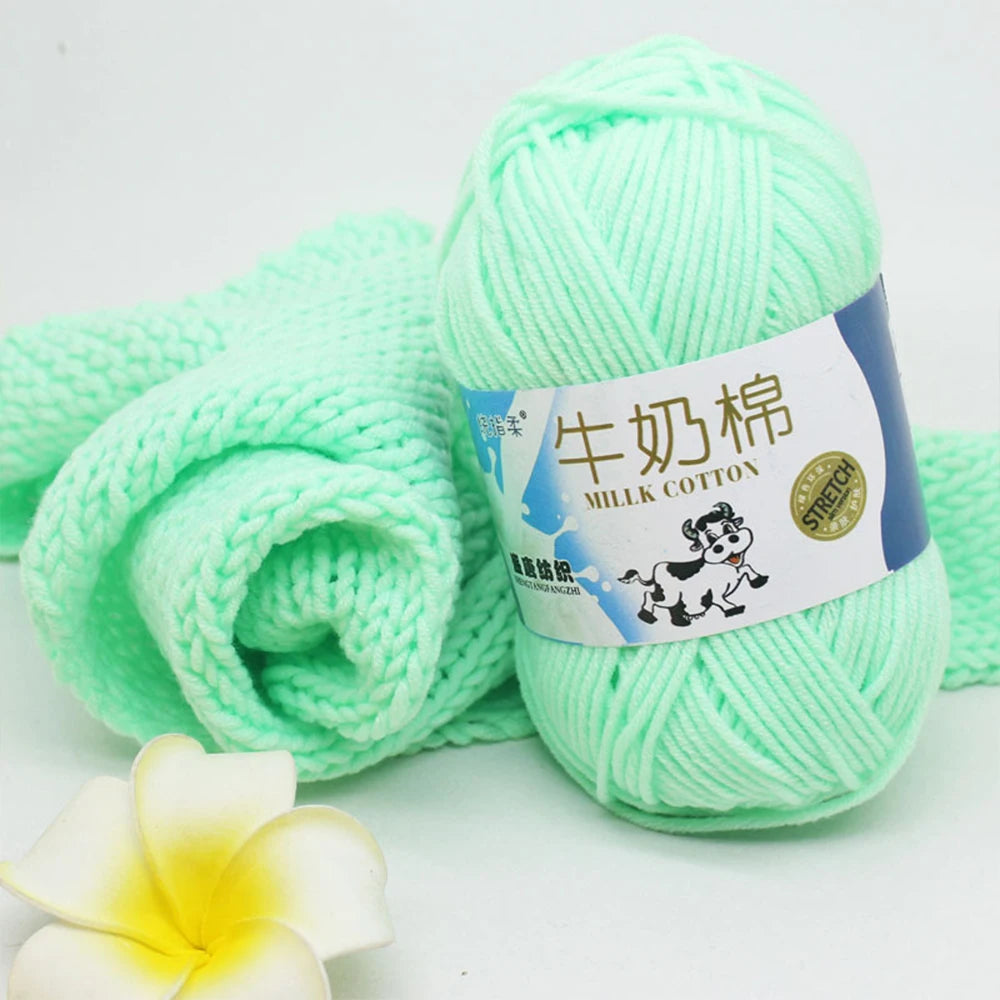 50Gram/Set Milk High-quality Cotton Yarn