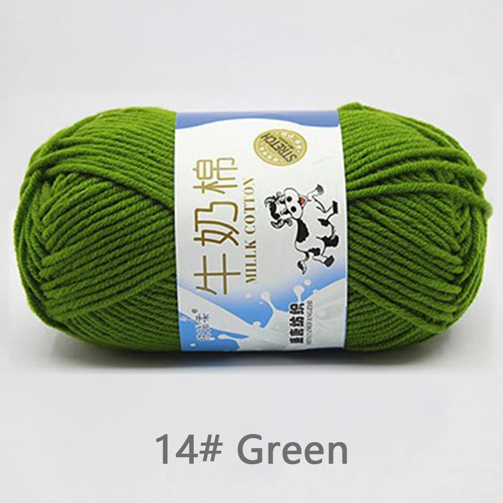 50Gram/Set Milk High-quality Cotton Yarn