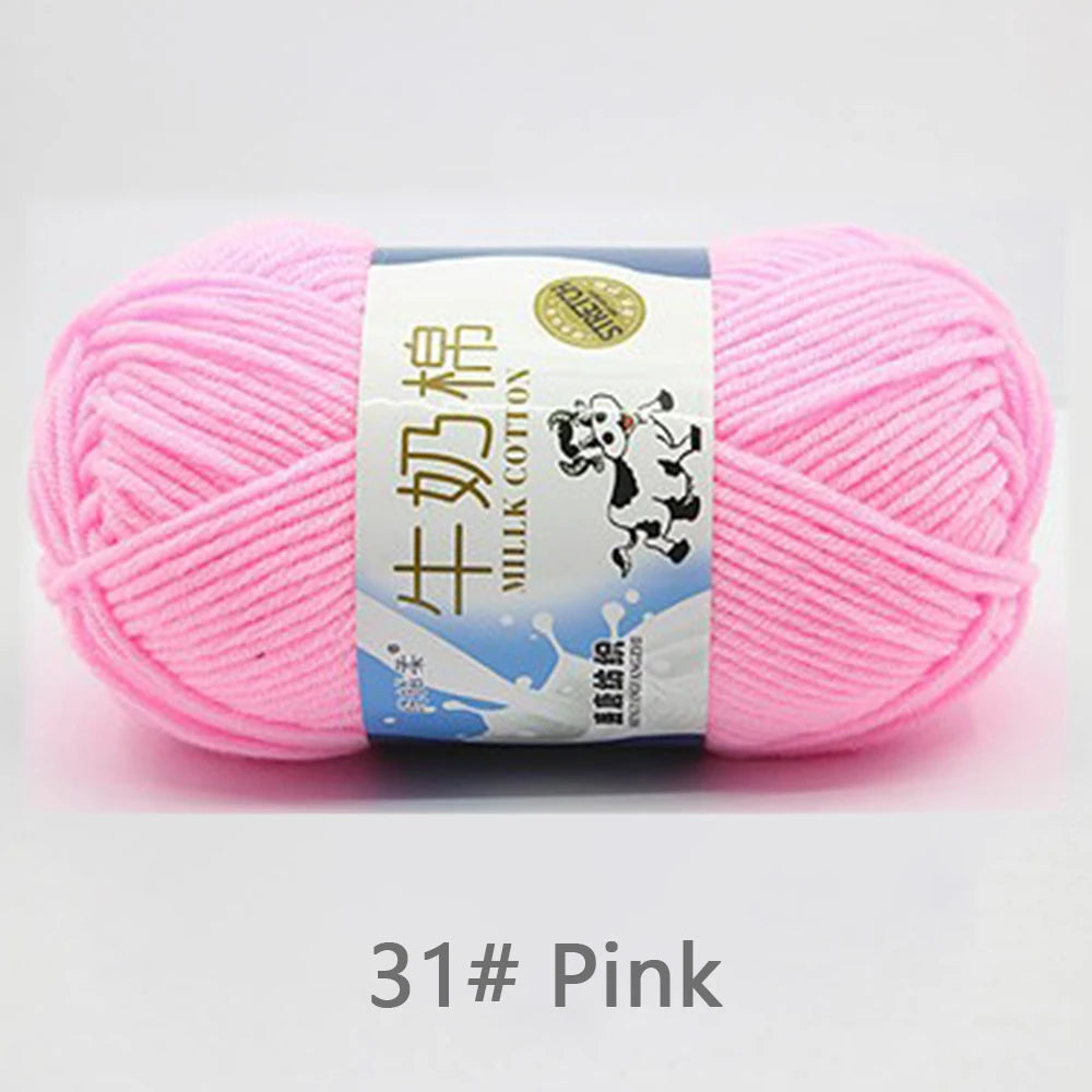 50Gram/Set Milk High-quality Cotton Yarn