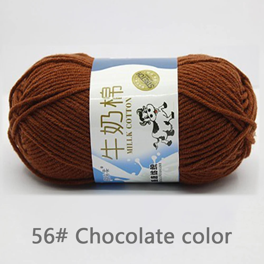 50Gram/Set Milk High-quality Cotton Yarn