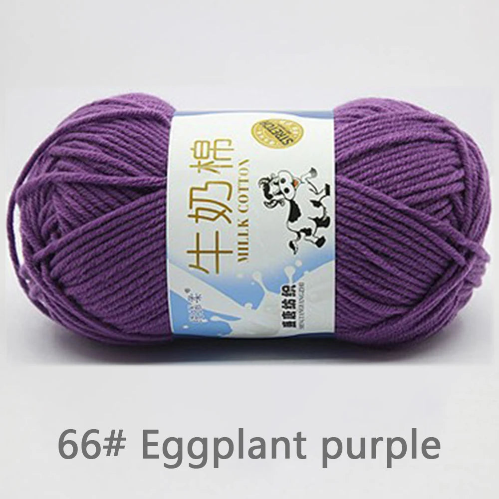 50Gram/Set Milk High-quality Cotton Yarn