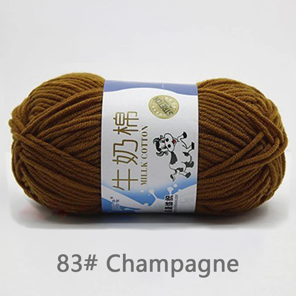 50Gram/Set Milk High-quality Cotton Yarn