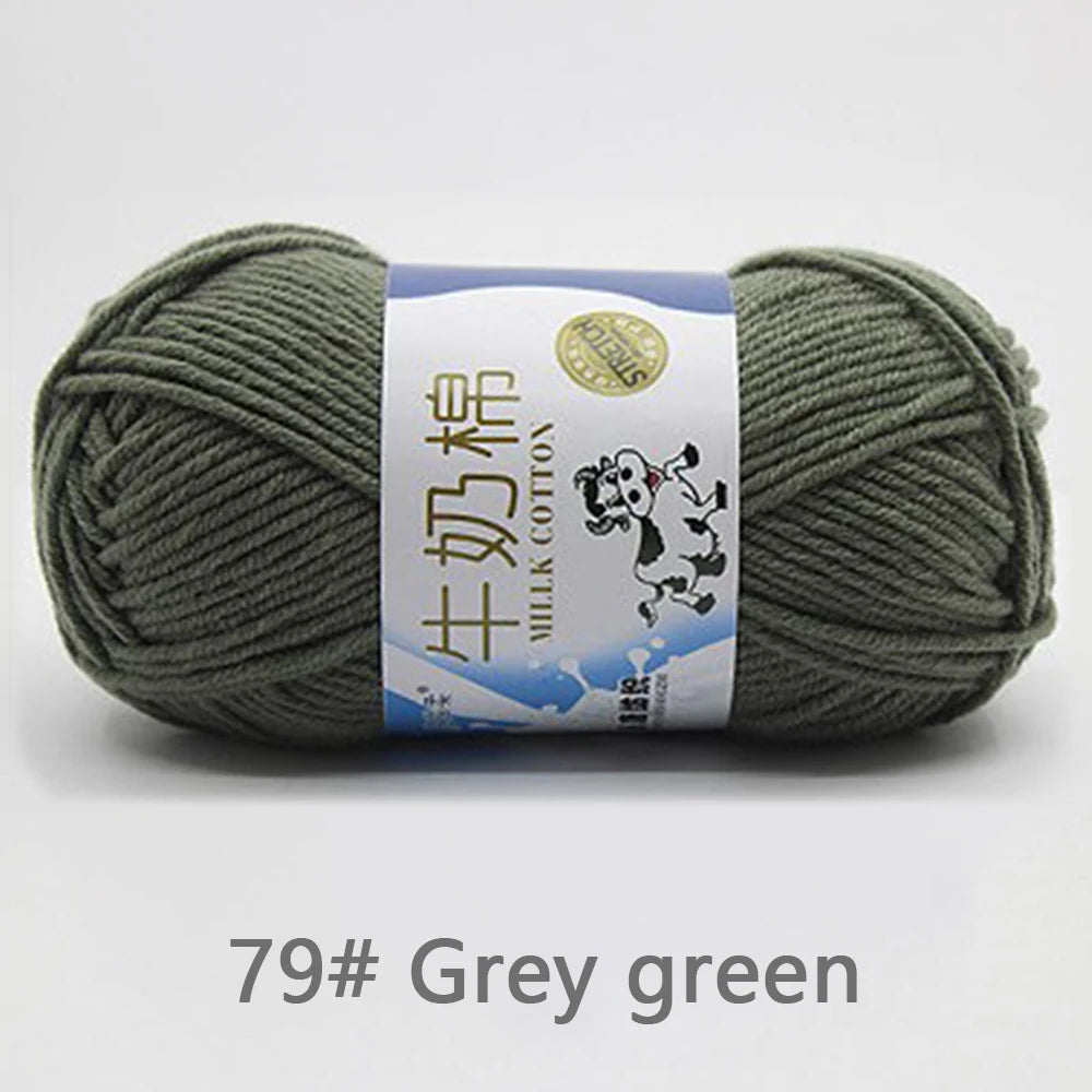 50Gram/Set Milk High-quality Cotton Yarn