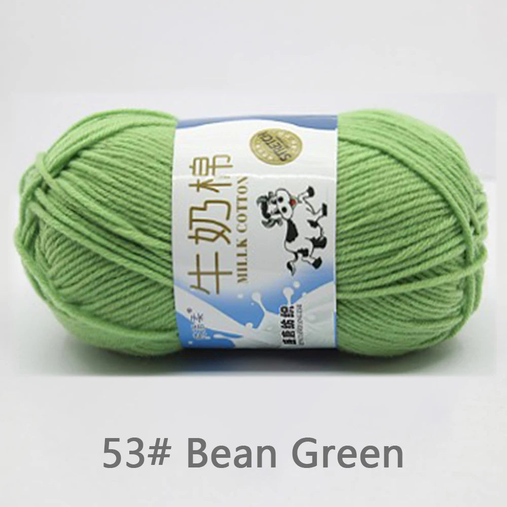50Gram/Set Milk High-quality Cotton Yarn
