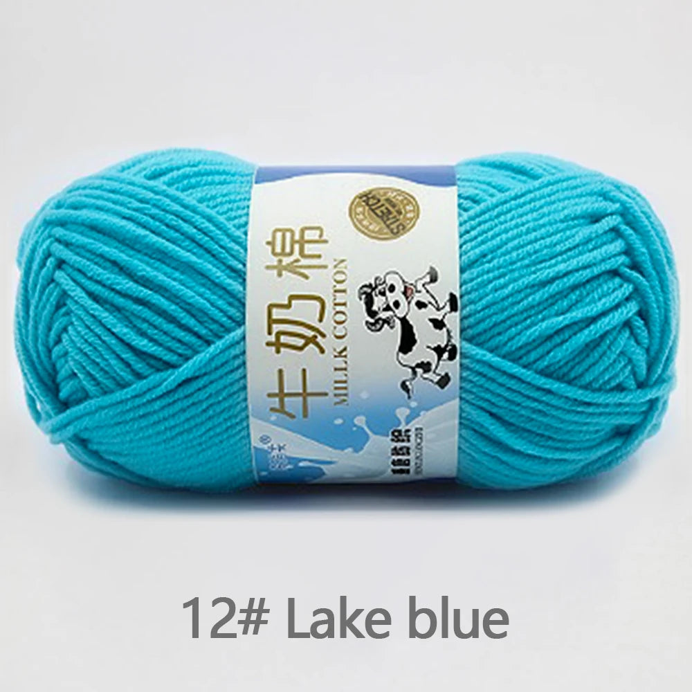50Gram/Set Milk High-quality Cotton Yarn