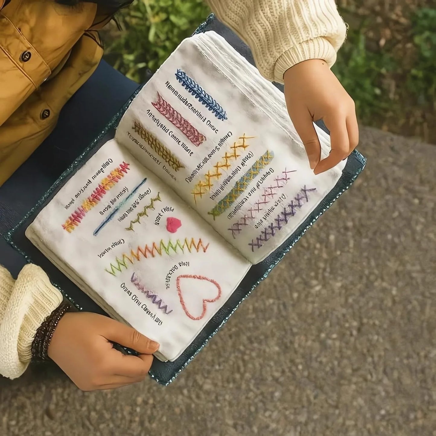 Upgraded Embroidery Stitch Book Kit