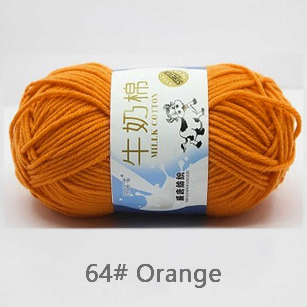 50Gram/Set Milk High-quality Cotton Yarn