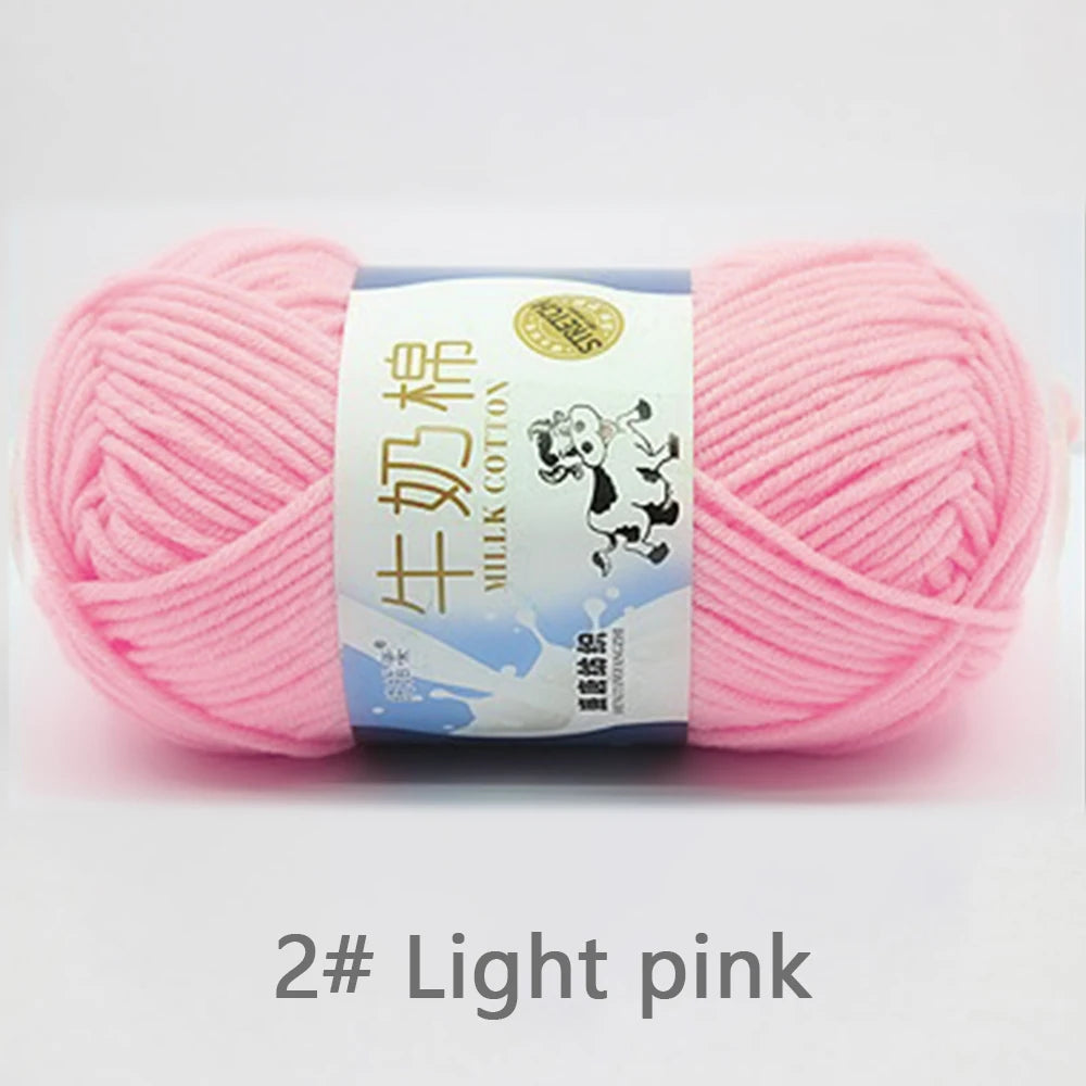 50Gram/Set Milk High-quality Cotton Yarn