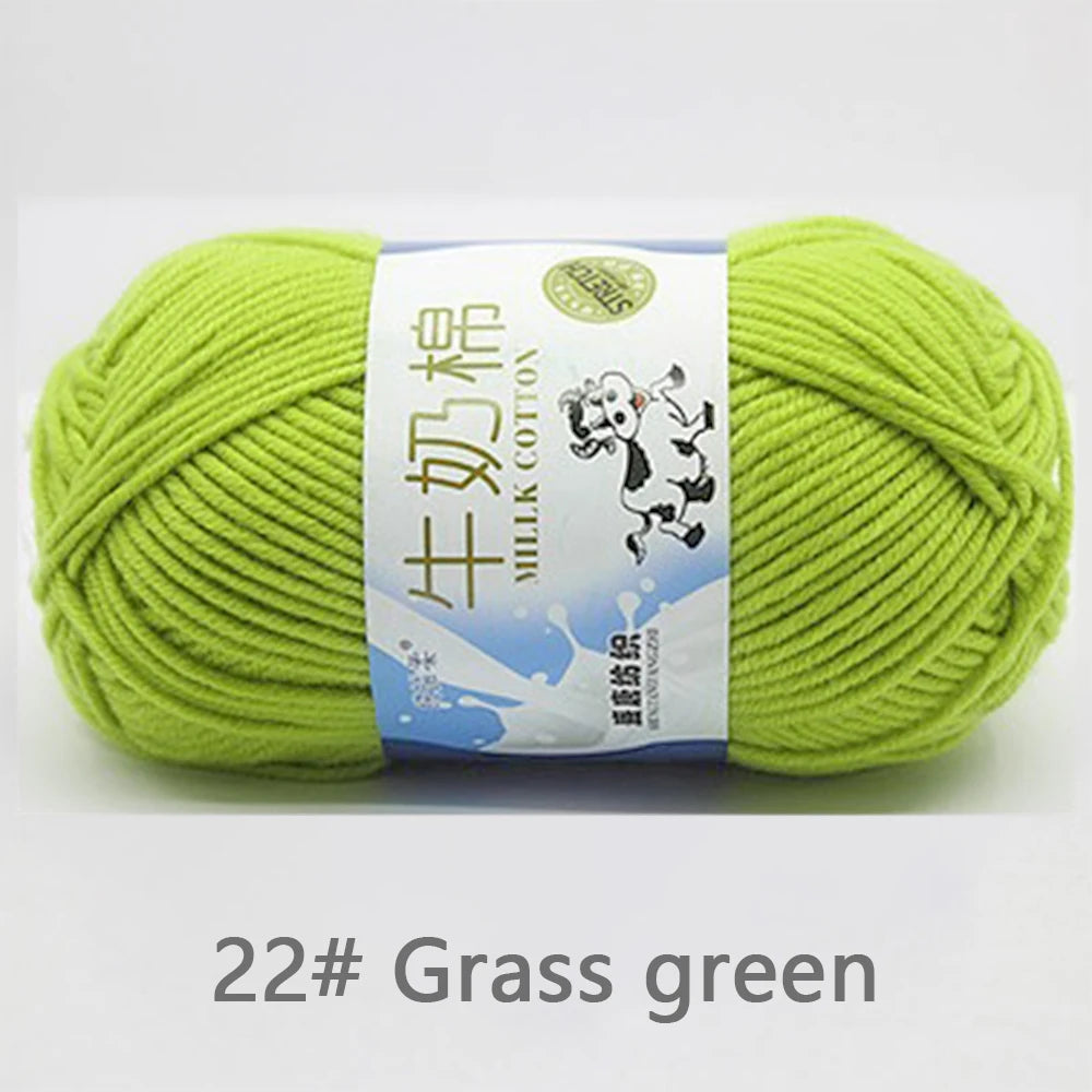 50Gram/Set Milk High-quality Cotton Yarn