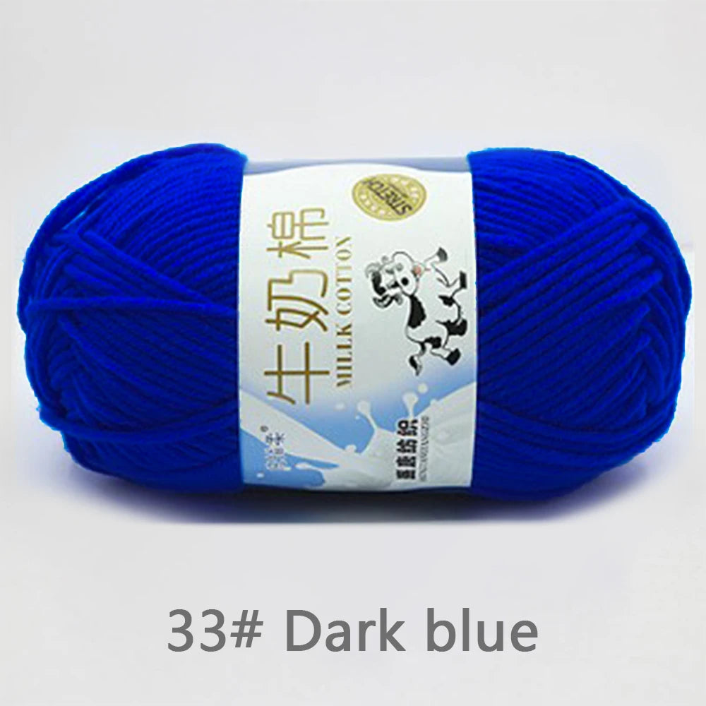 50Gram/Set Milk High-quality Cotton Yarn