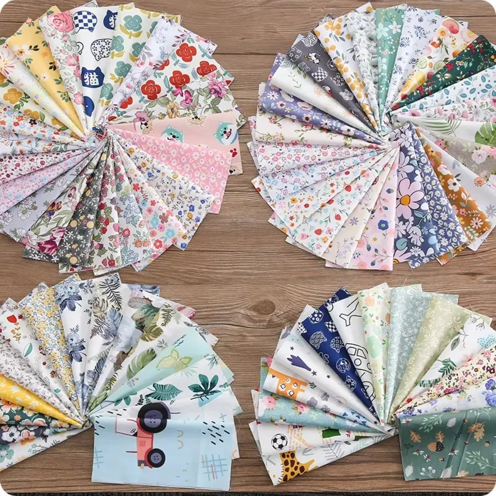 Cotton Craft Fabric Bundle 100pcs