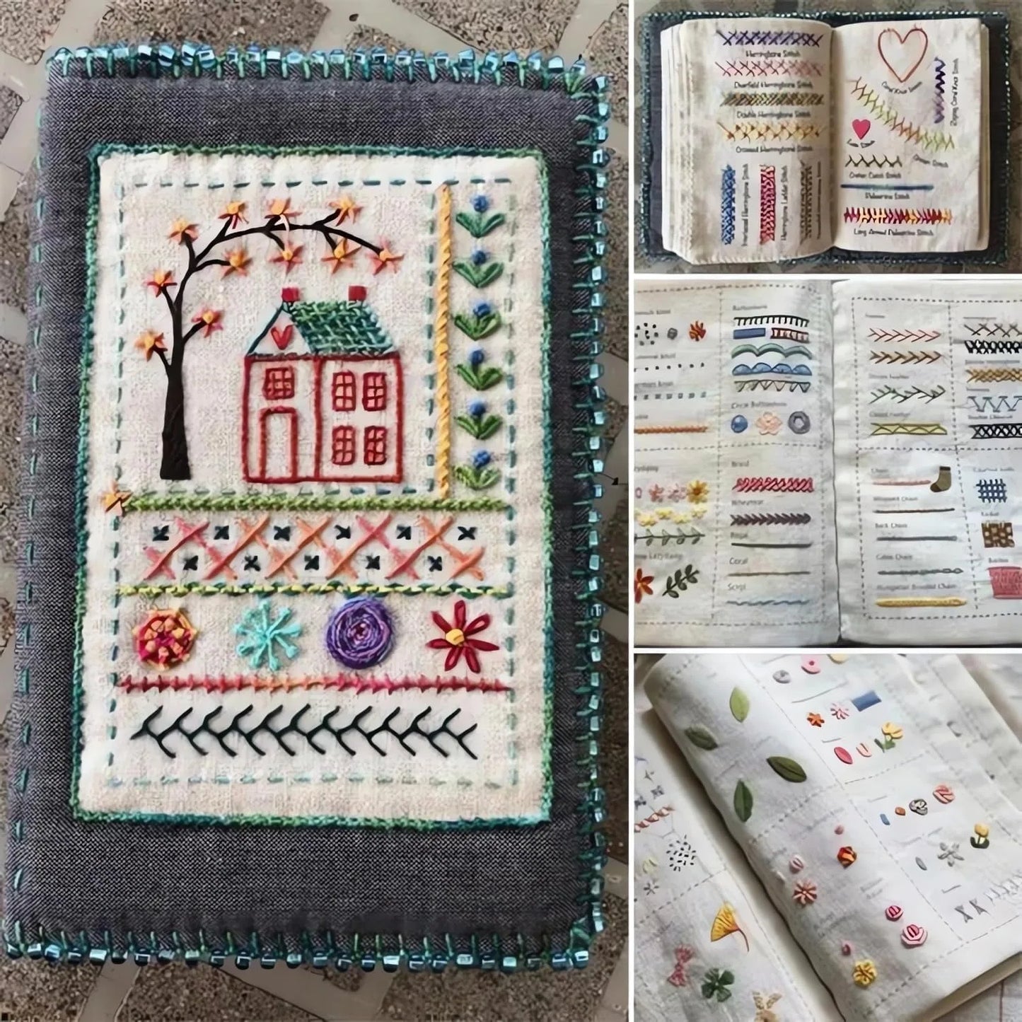 Upgraded Embroidery Stitch Book Kit