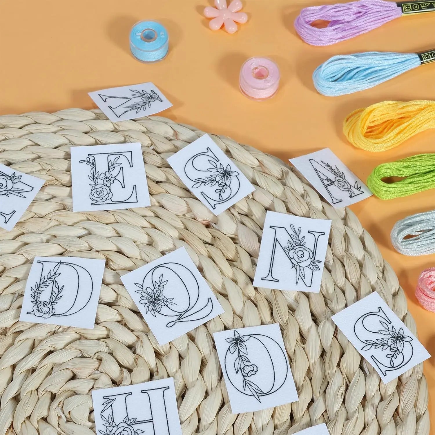 Embroidery Patterns For DIY Tablecloth