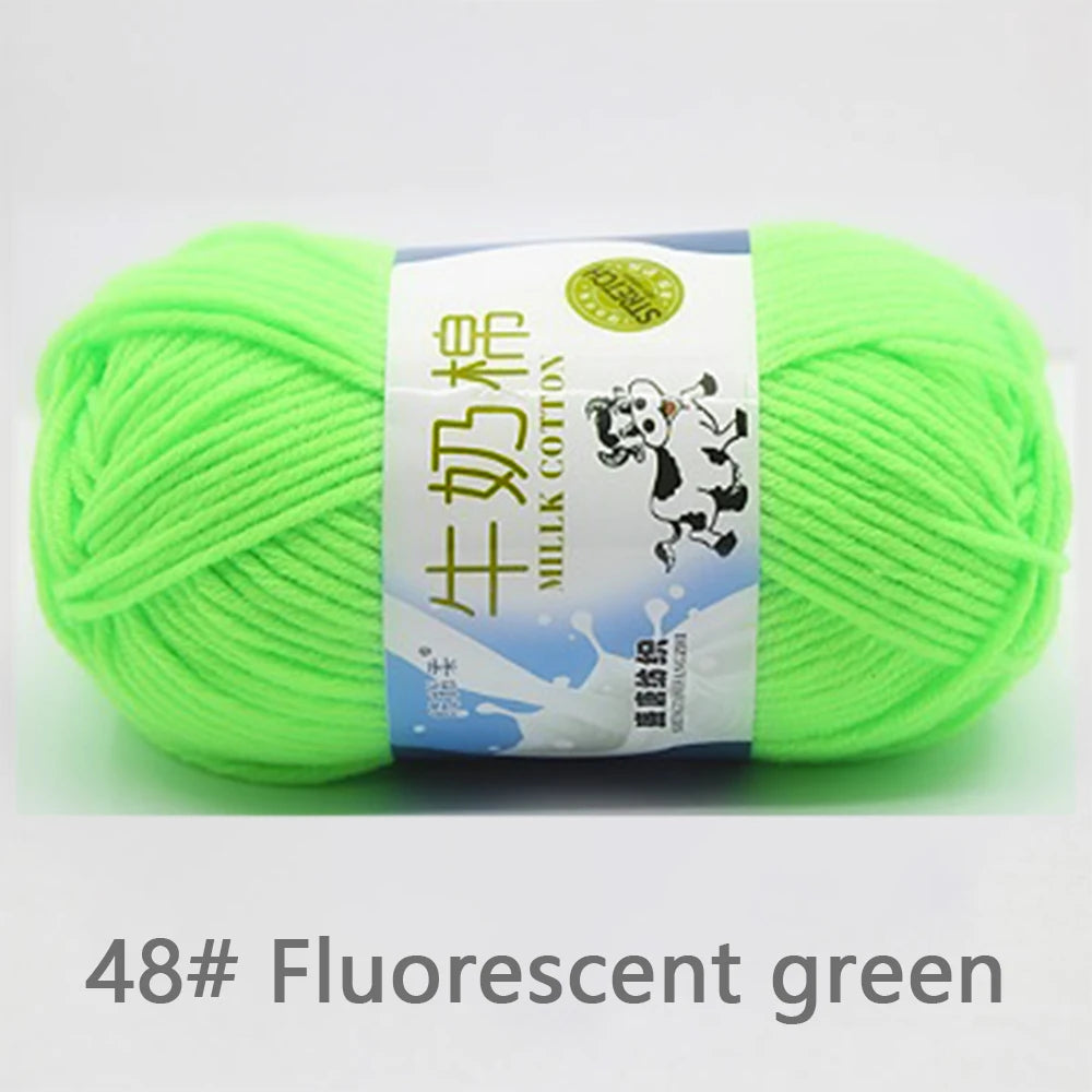 50Gram/Set Milk High-quality Cotton Yarn