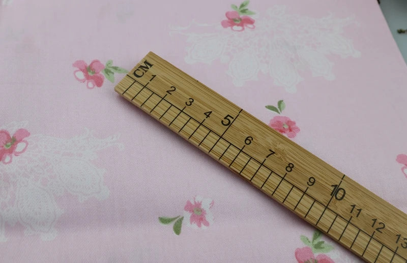 Delicate 50cmx50cm Fat Quarter Flower Dot cotton Bundle