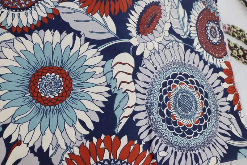 Delicate 50cmx50cm Fat Quarter Flower Dot cotton Bundle