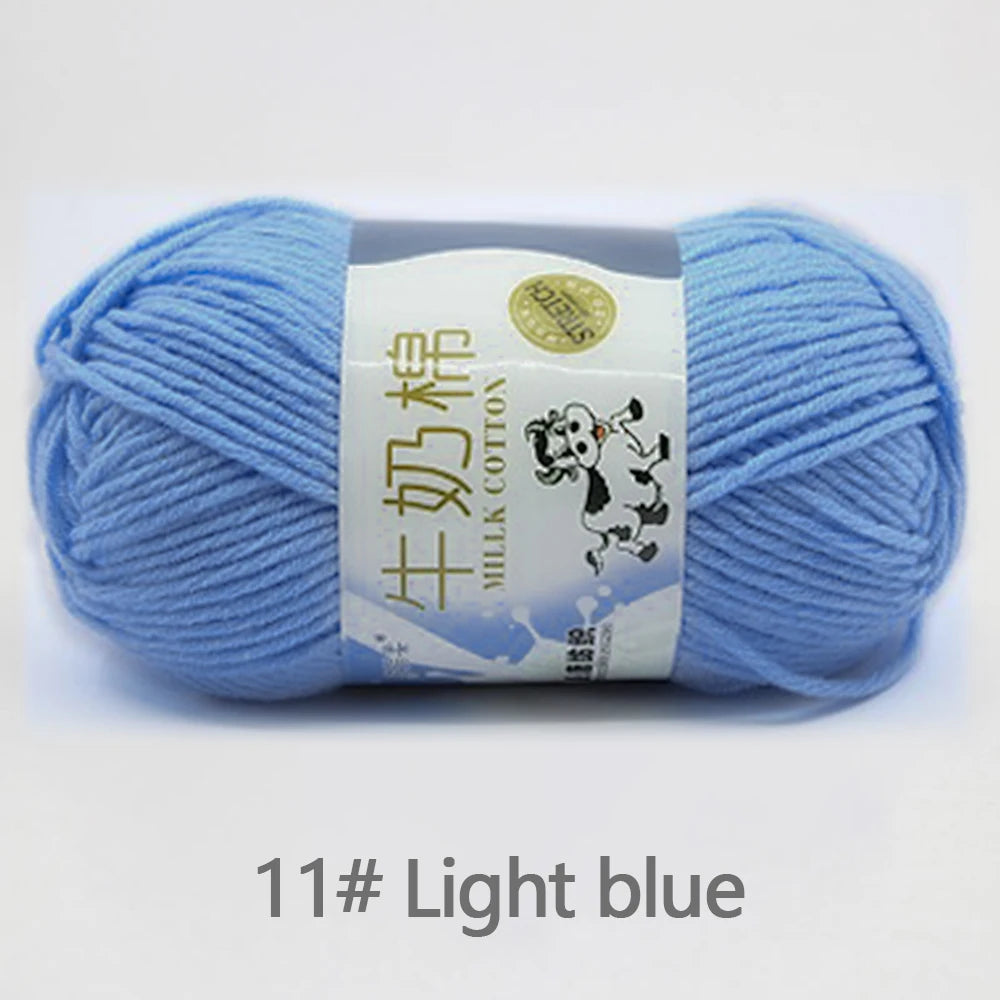 50Gram/Set Milk High-quality Cotton Yarn