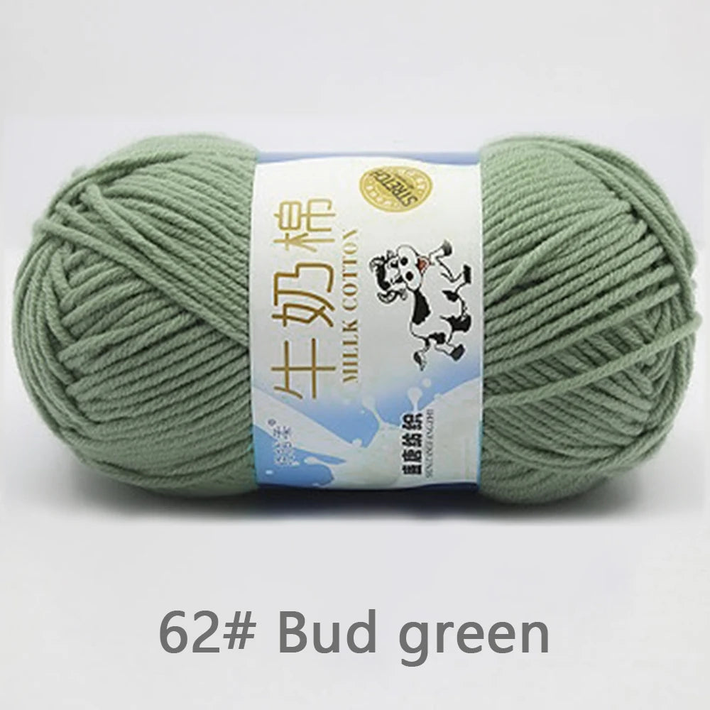 50Gram/Set Milk High-quality Cotton Yarn