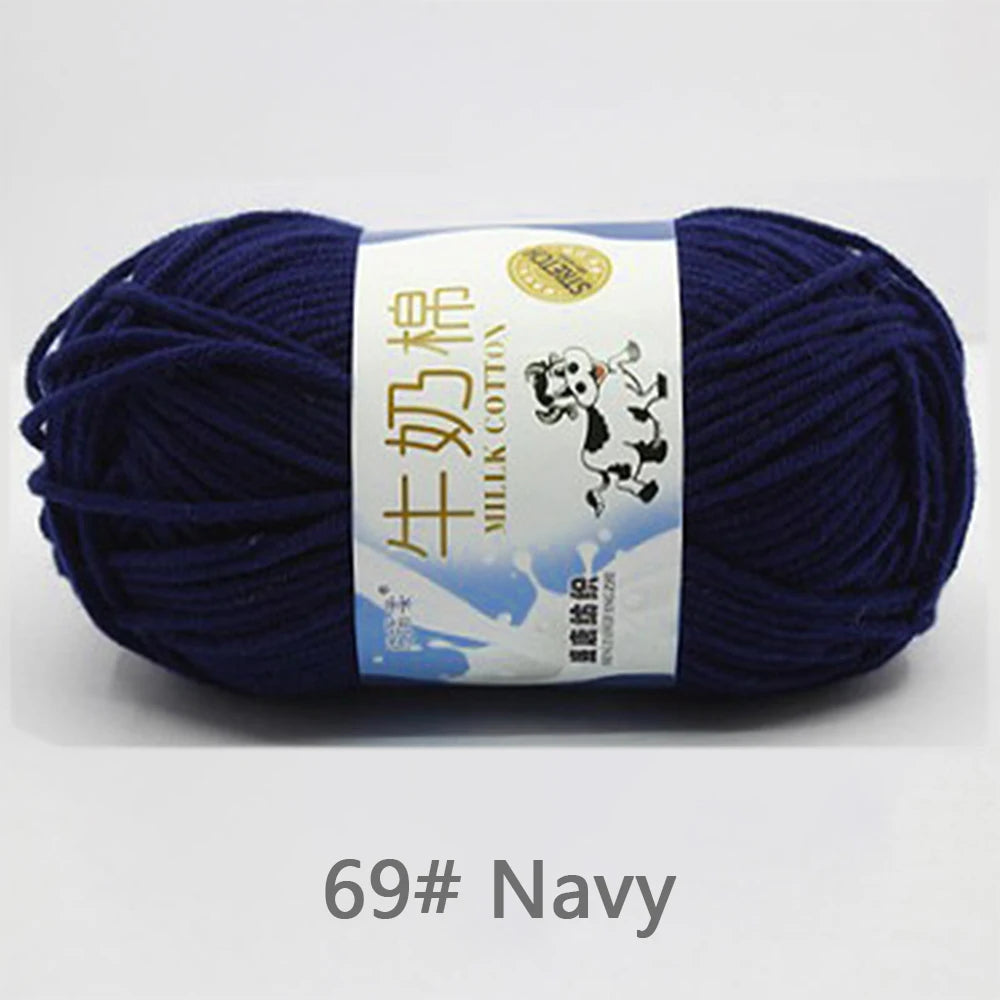 50Gram/Set Milk High-quality Cotton Yarn