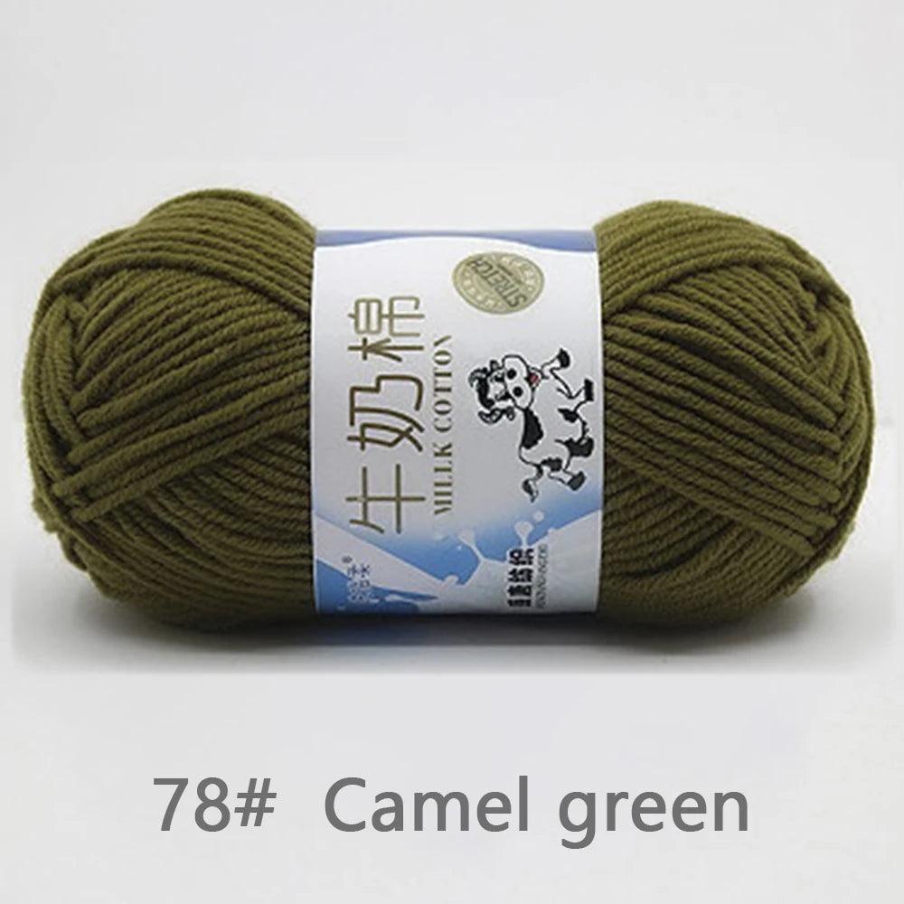 50Gram/Set Milk High-quality Cotton Yarn