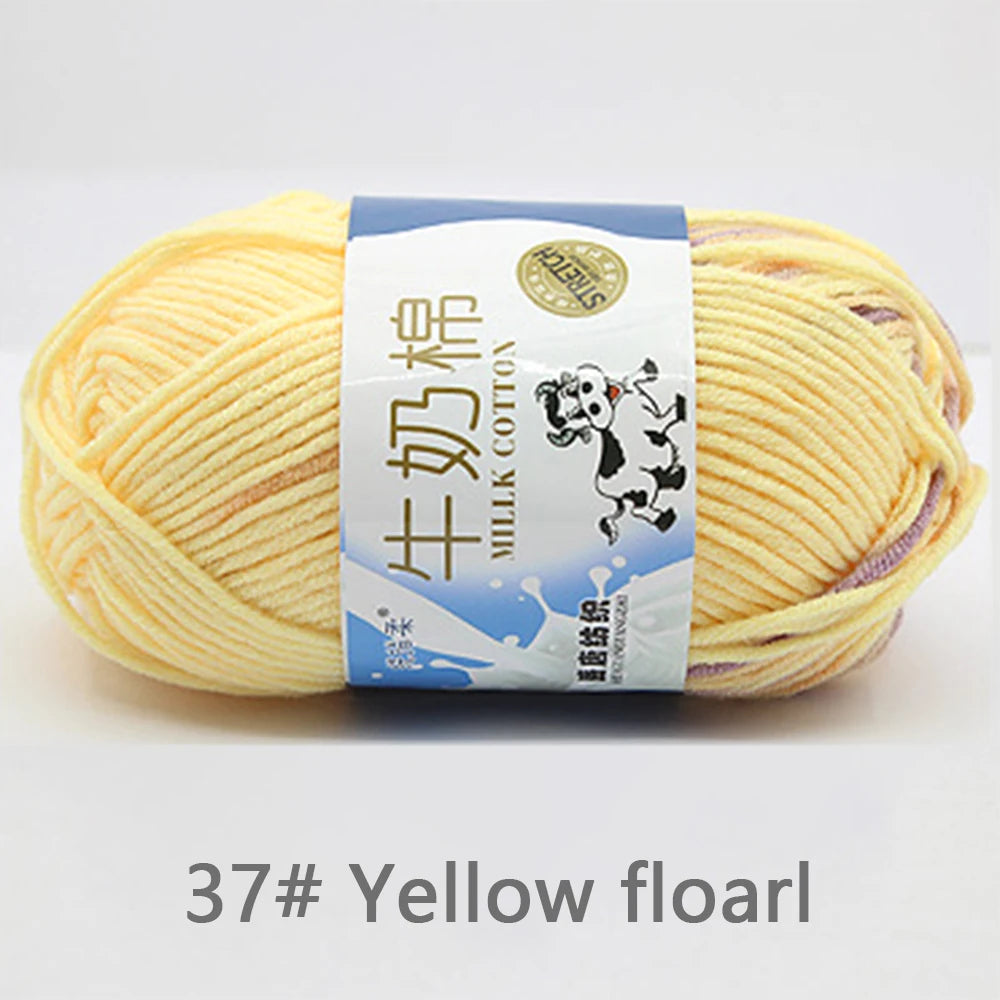 50Gram/Set Milk High-quality Cotton Yarn