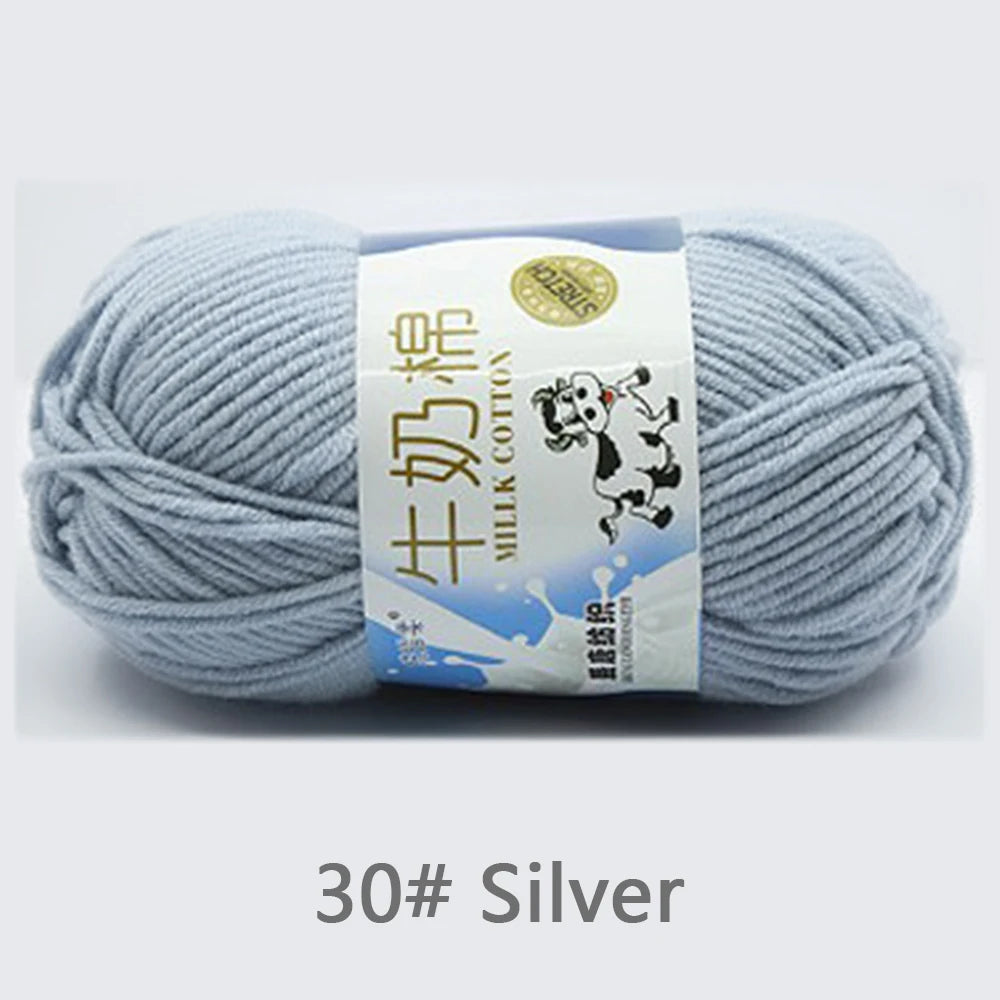 50Gram/Set Milk High-quality Cotton Yarn