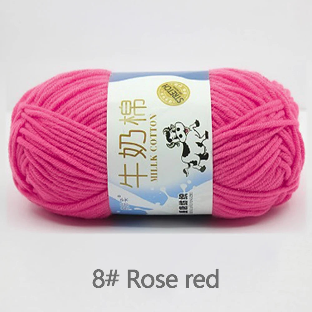 50Gram/Set Milk High-quality Cotton Yarn