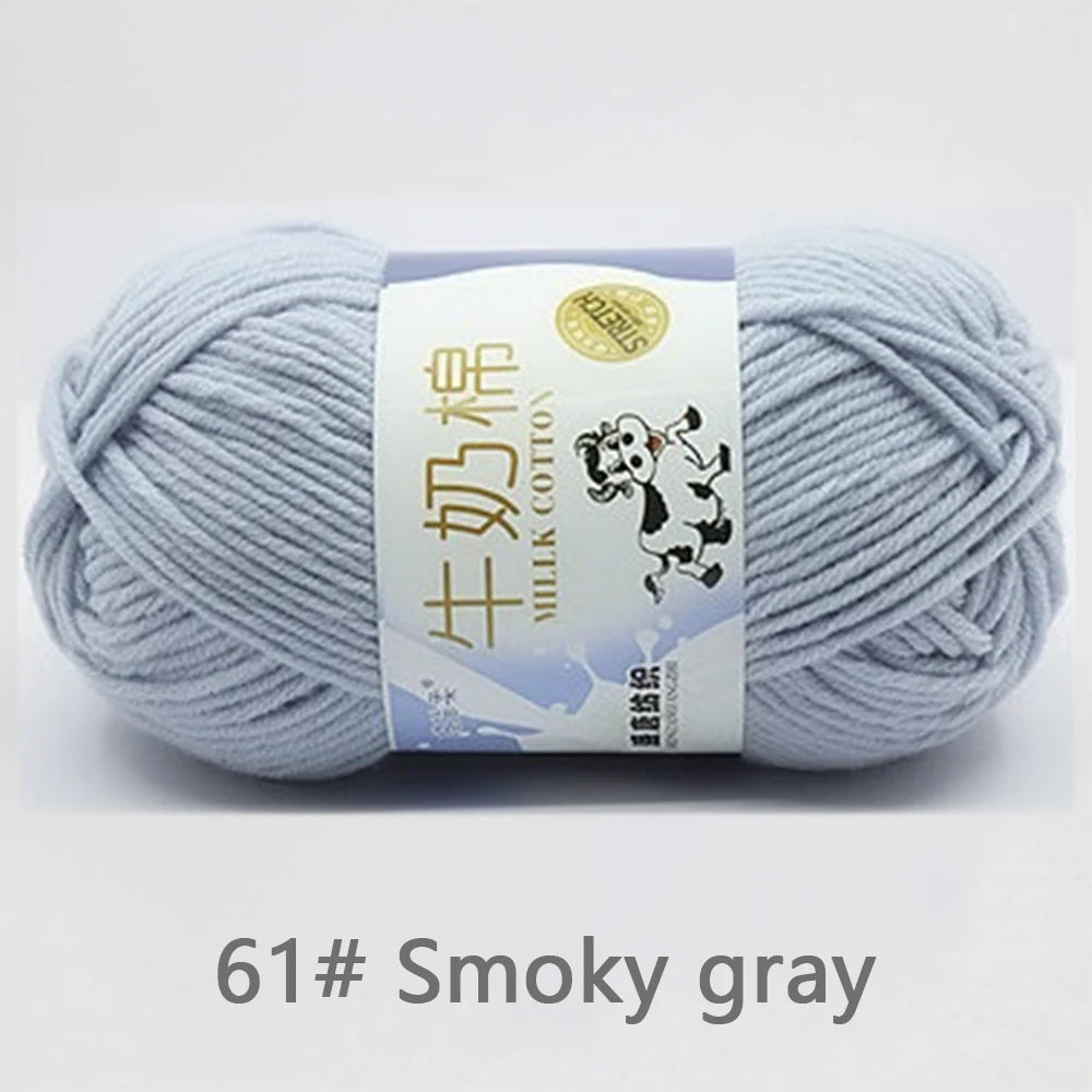 50Gram/Set Milk High-quality Cotton Yarn