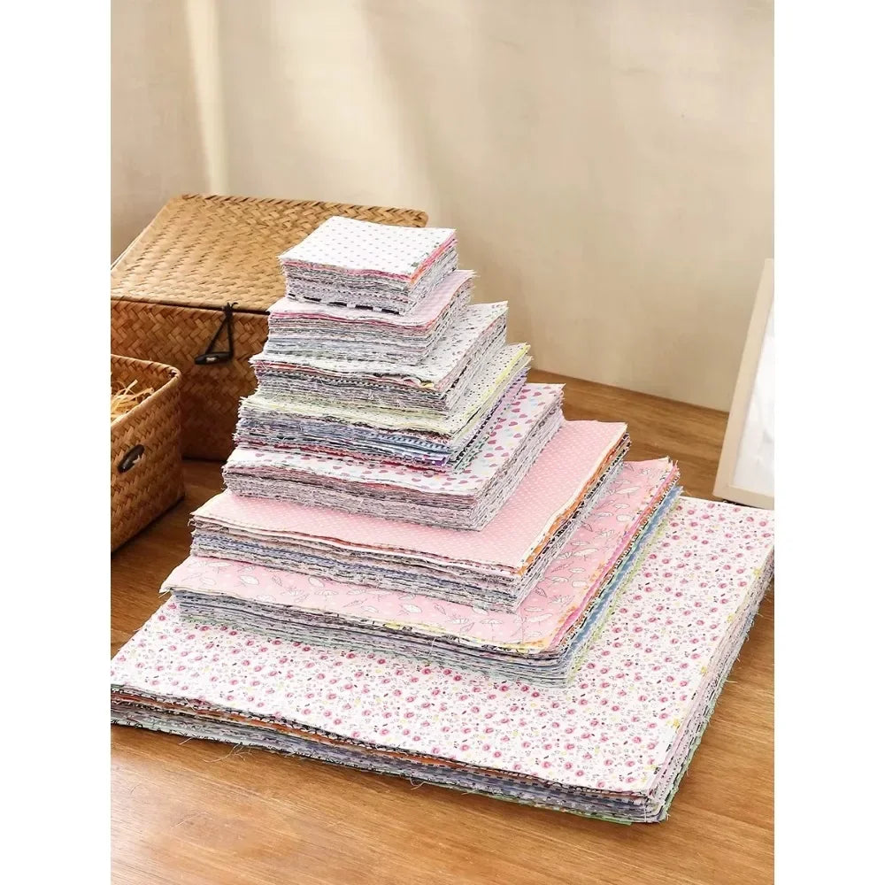 Cotton Craft Fabric Bundle 100pcs