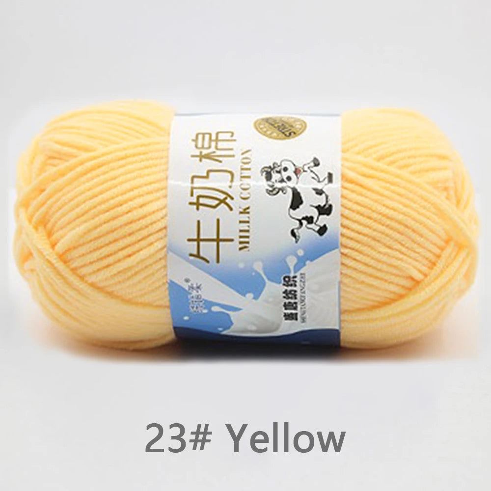 50Gram/Set Milk High-quality Cotton Yarn