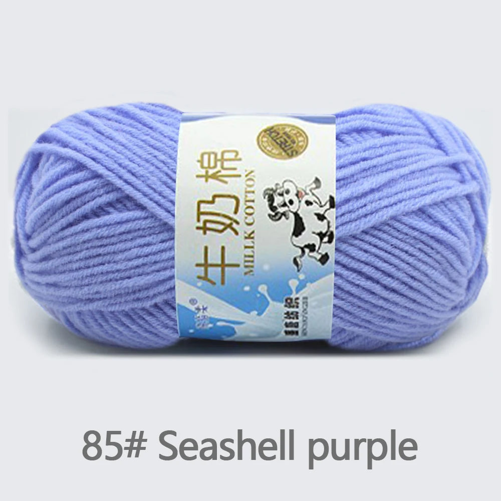 50Gram/Set Milk High-quality Cotton Yarn