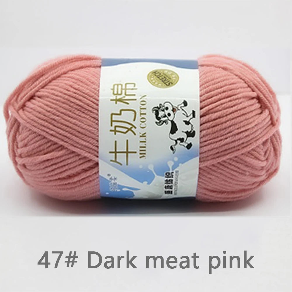 50Gram/Set Milk High-quality Cotton Yarn