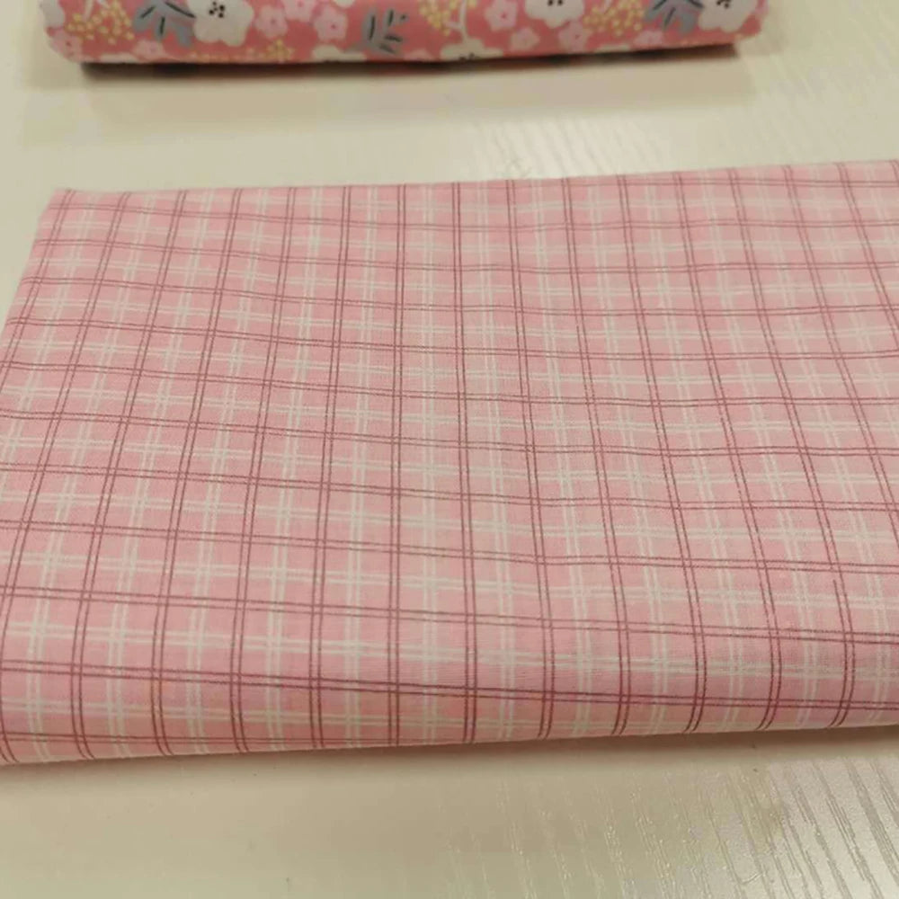 6pcs 25/50cm Floral Cotton Cloth Pre-Cut  Sewing Fabric