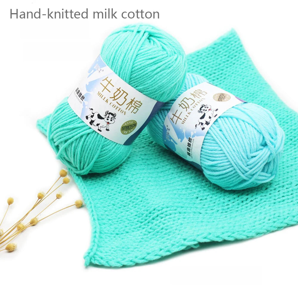 50Gram/Set Milk High-quality Cotton Yarn