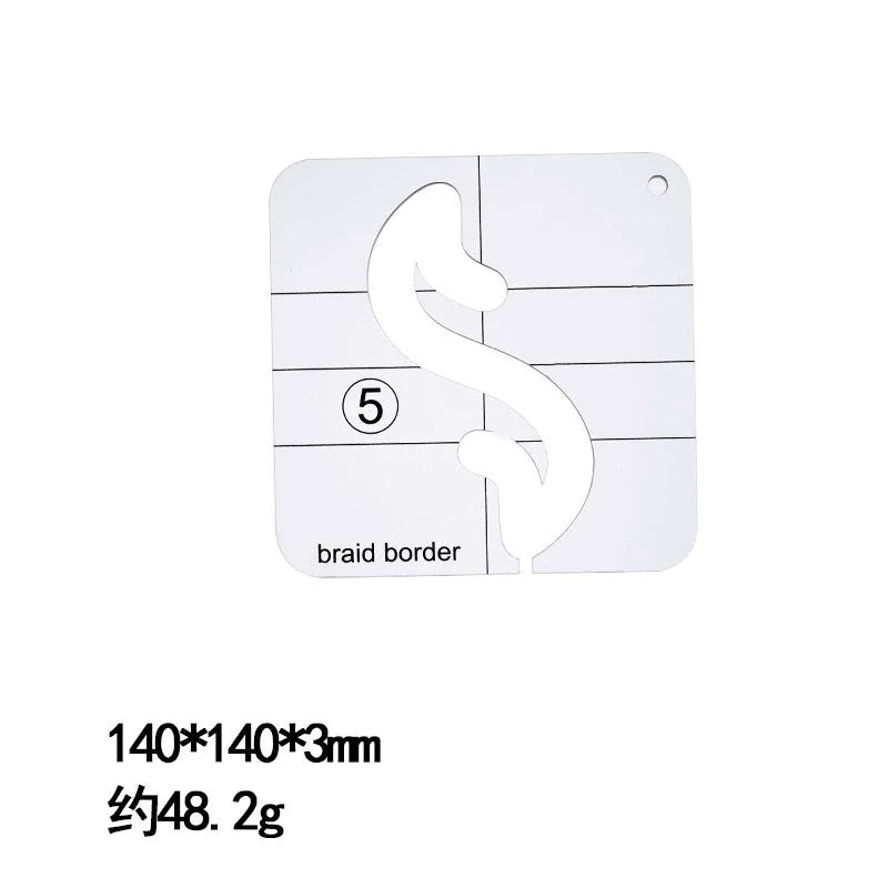 13Type Quilting Template Free Motion Ruler